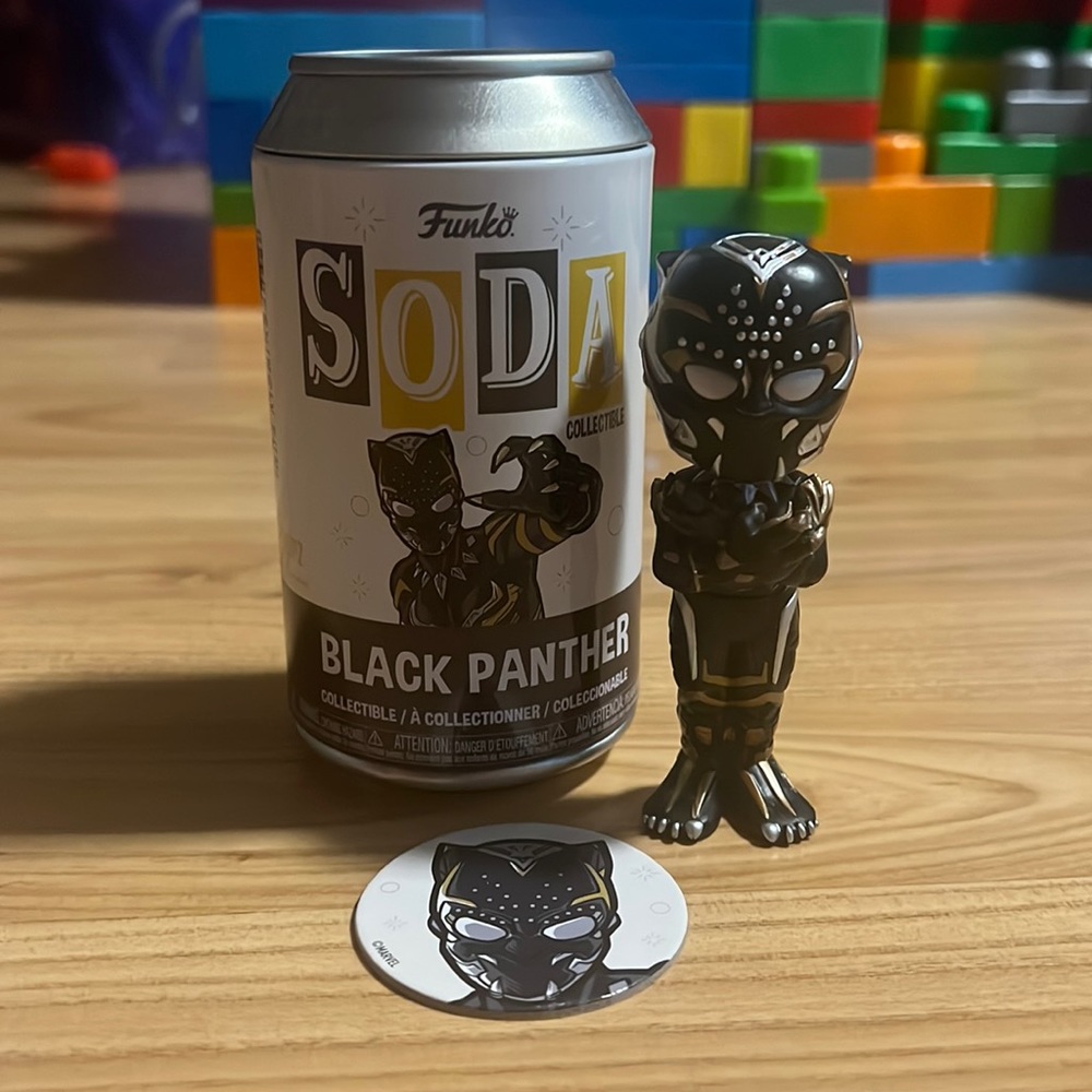 Marvel funko soda black Panther
